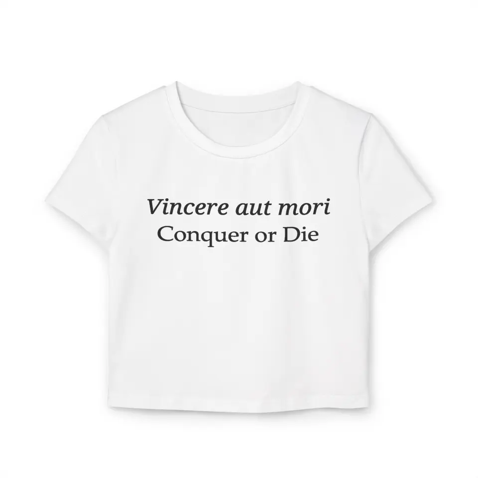 CROP TOP CONQUER OR DIE