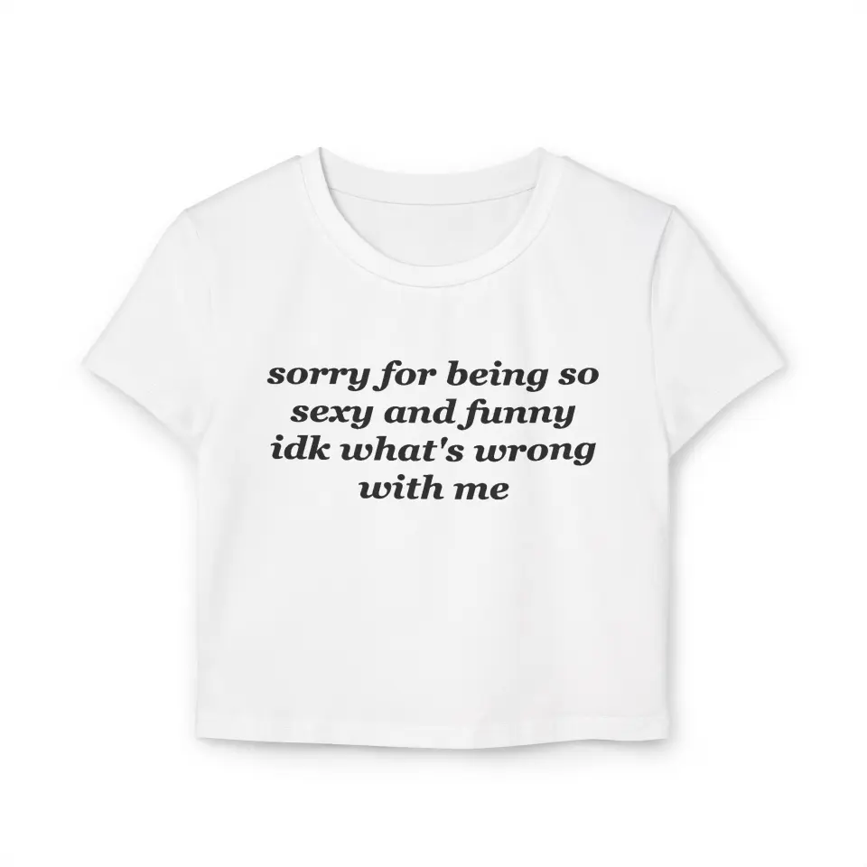 CROP TOP SEXY AND FUNNY&nbsp;