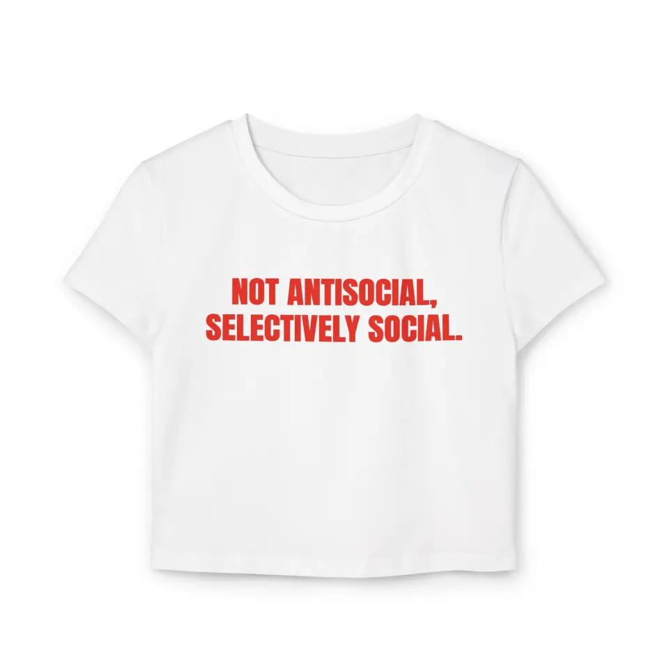 CROP TOP SELECTIVELY SOCIAL&nbsp;