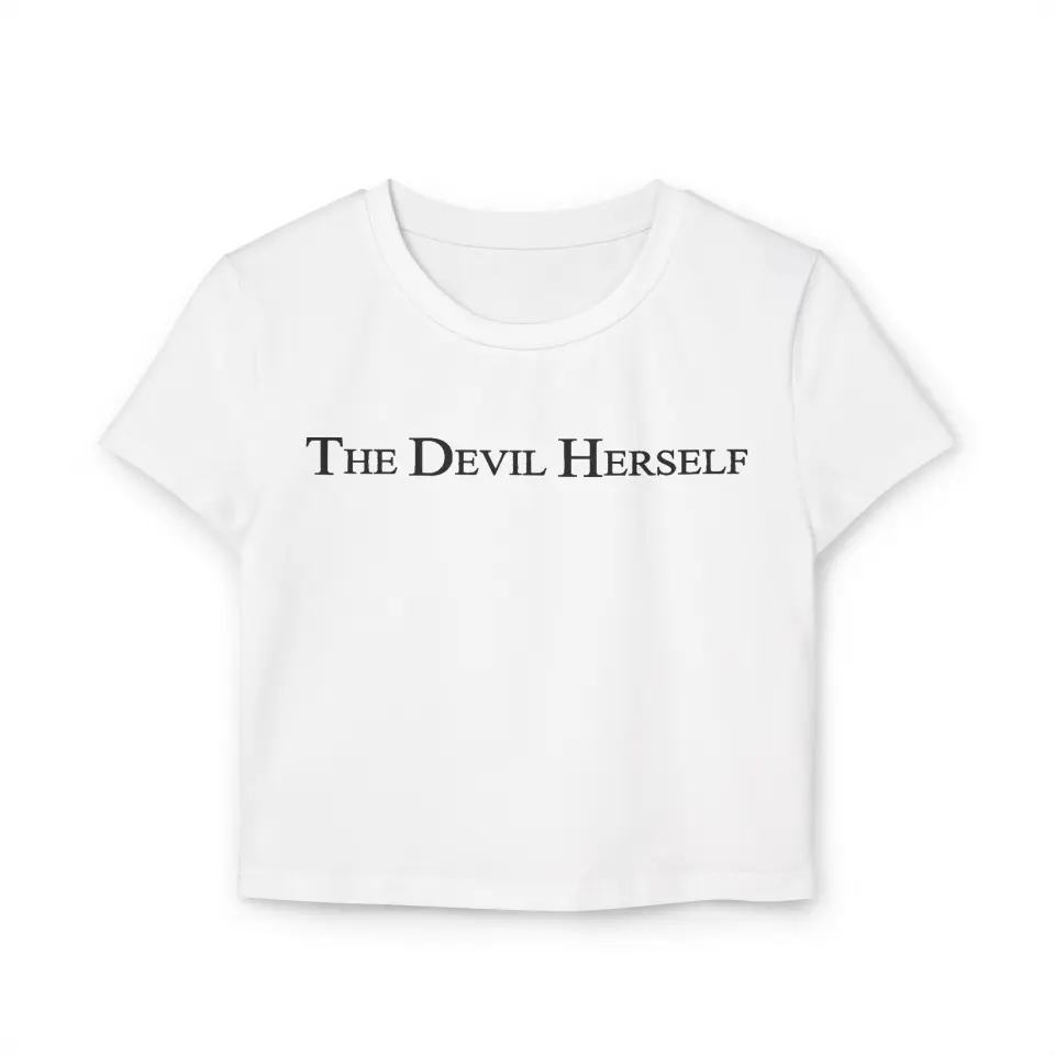 CROP TOP THE DEVIL HERSELF