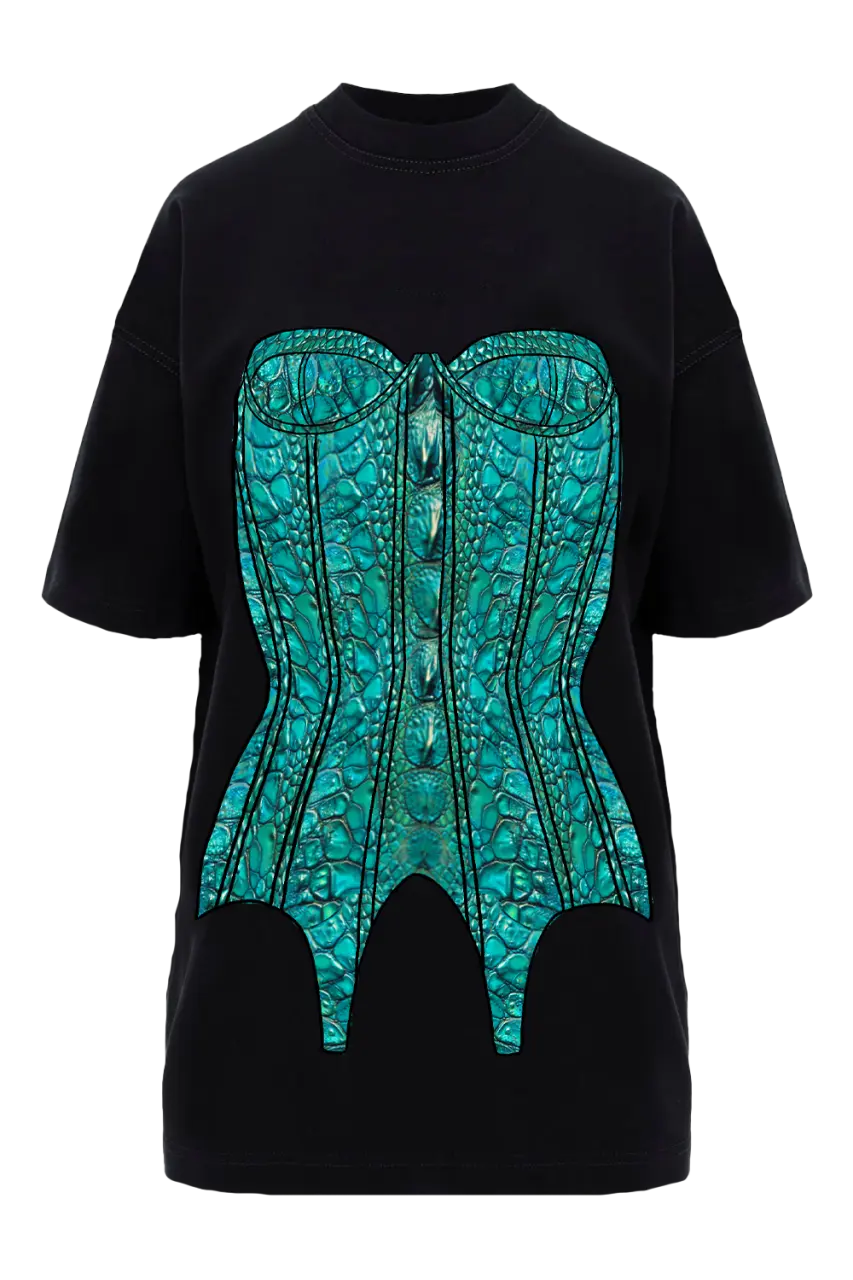 TURQUOISE CORSET - Premium Dress